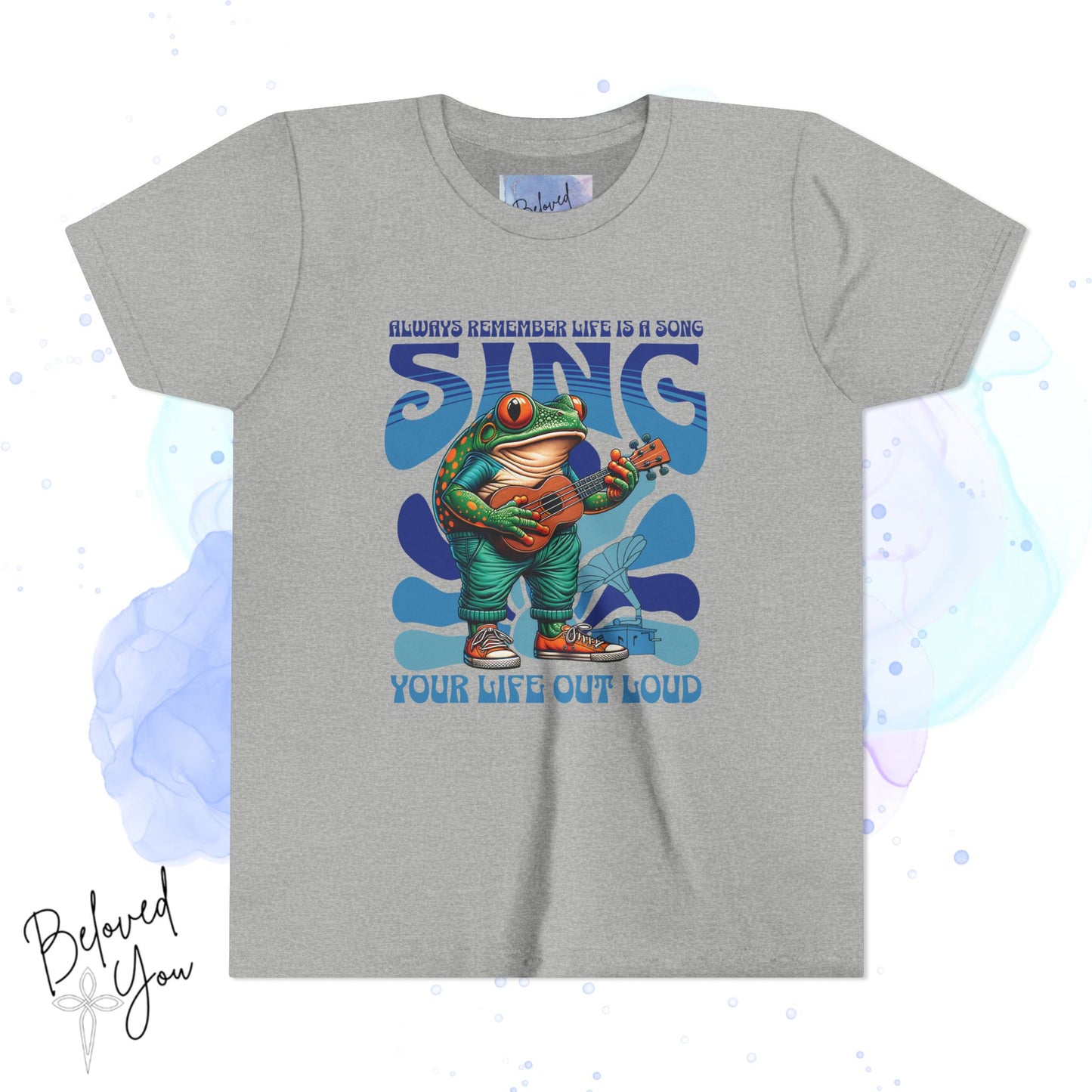 "Sing Your Life Out Loud"- Blue Youth Short Sleeve Tee