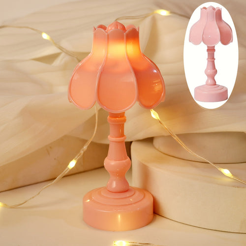 Flower Mini Desk Lamp  Night Light