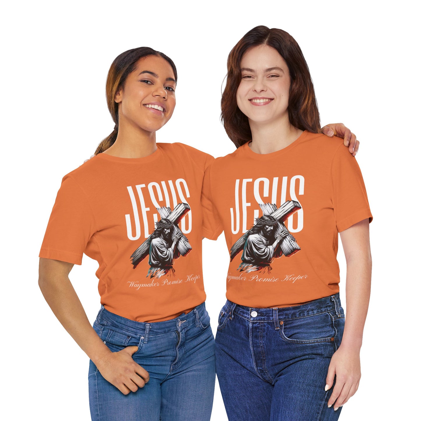 'Jesus Waymaker Promise Keeper' - Unisex Jersey Tee