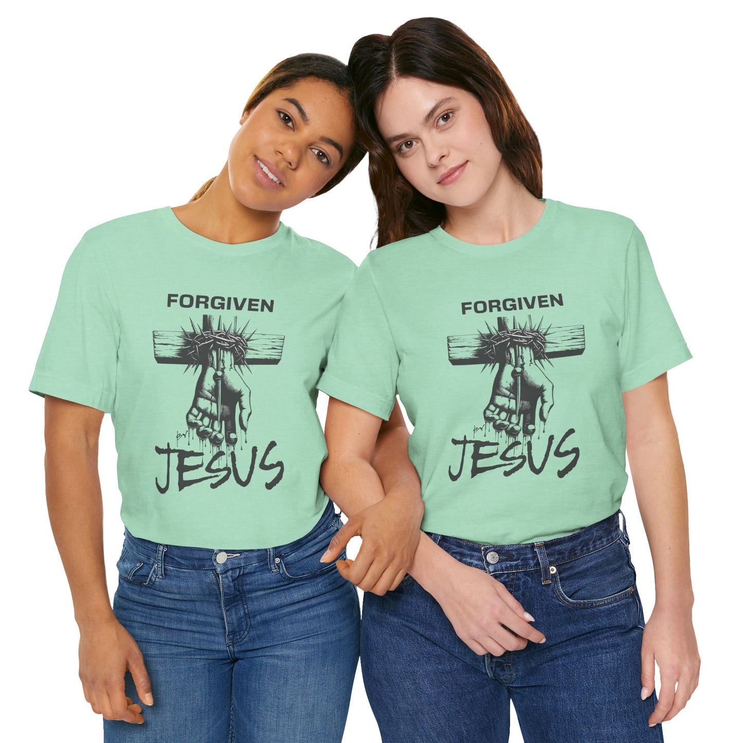 Forgiven By Jesus Short Sleeve Tee - Unisex T-Shirt