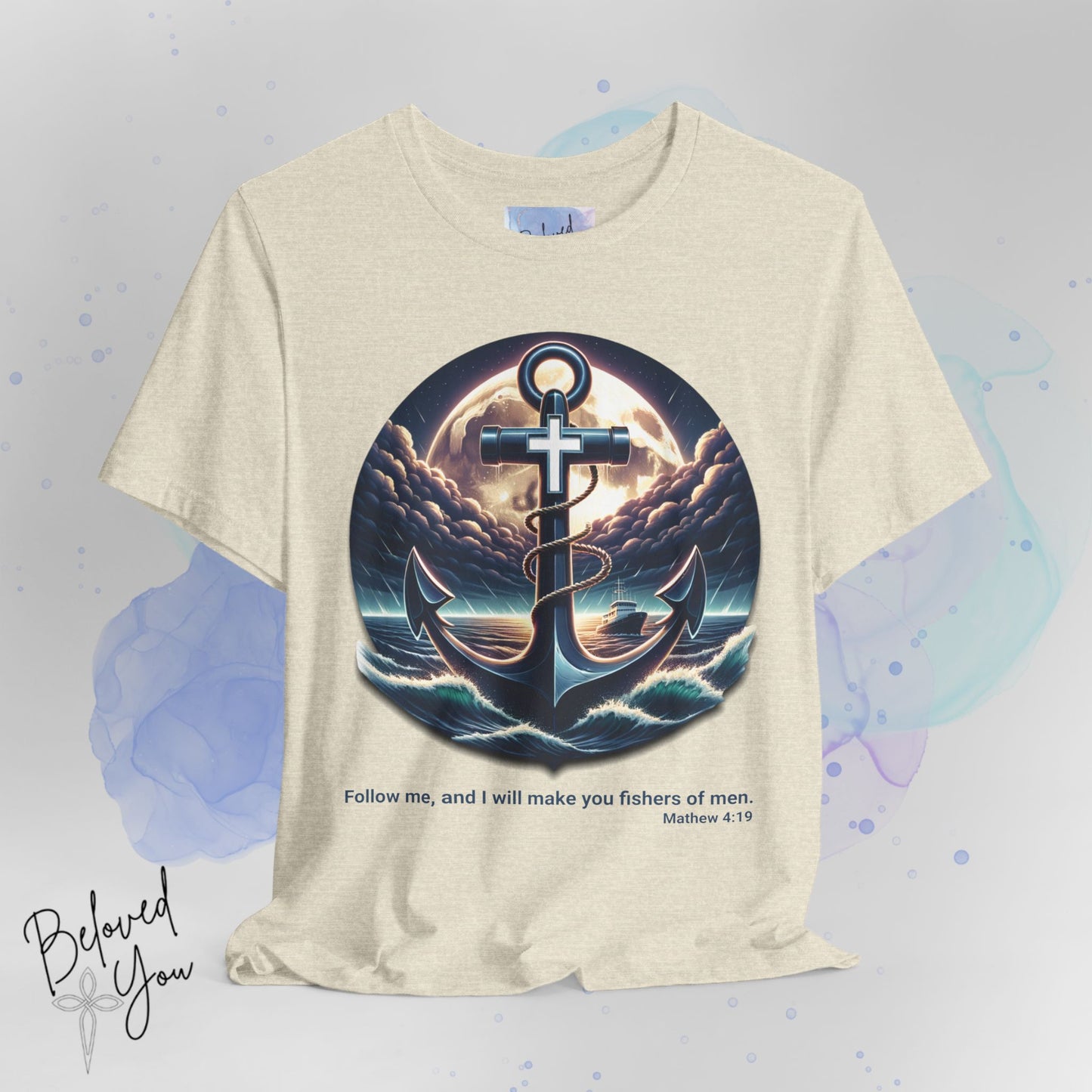 Follow Me, Fisher of Men - Unisex Jersey Short Sleeve Tee