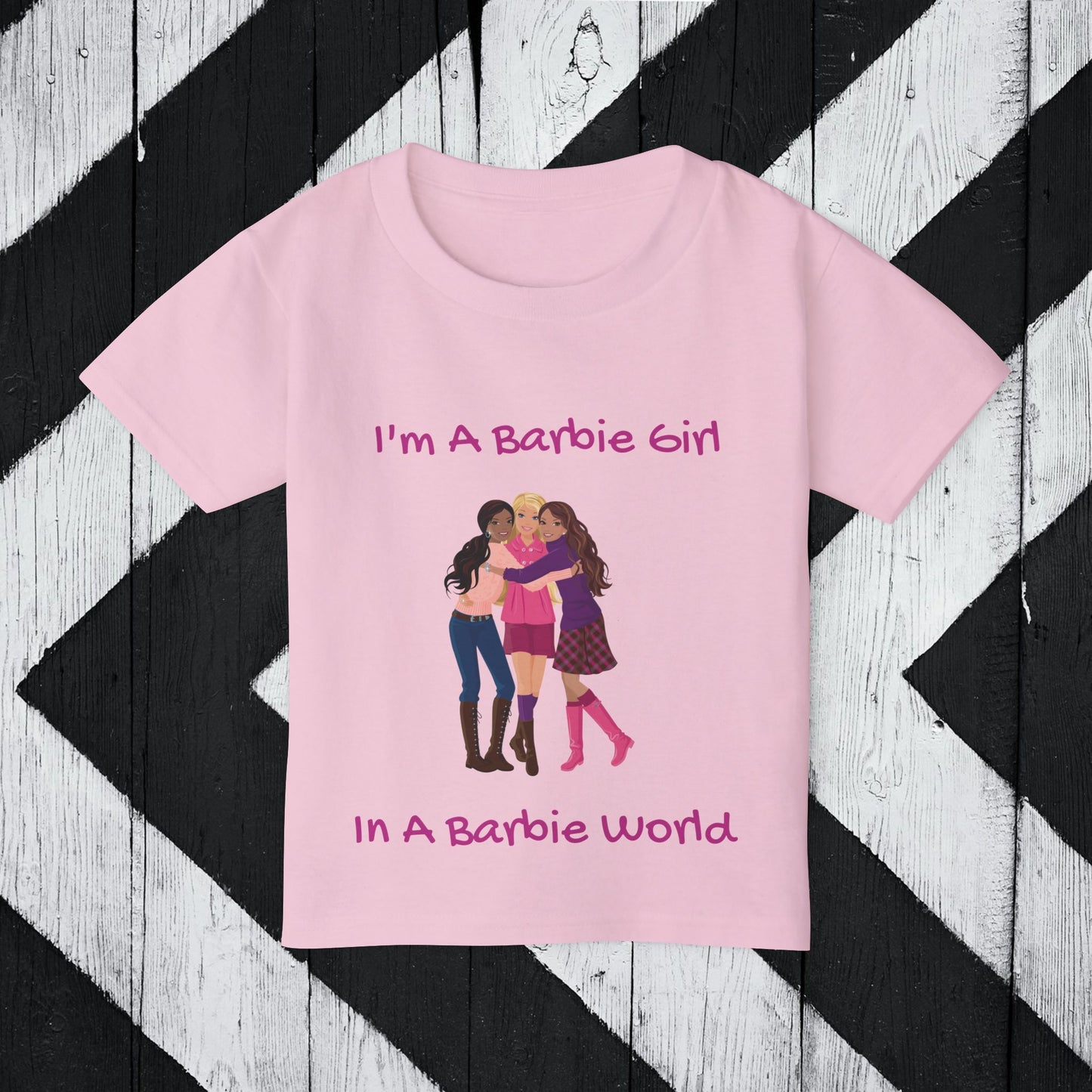 I'm A Barbie Girl Toddler T-Shirt - Cute & Fun Kids Tee for Barbie Lovers