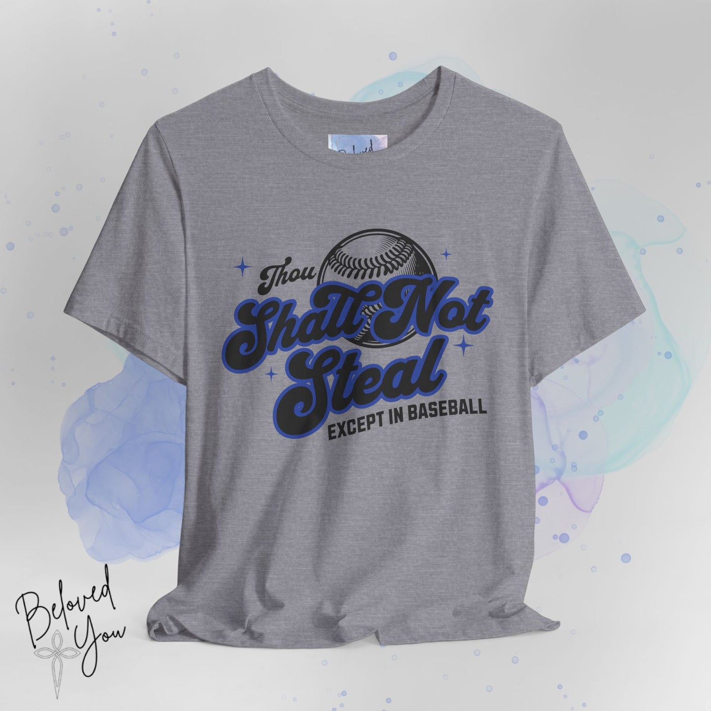 "Thou Shall Not Steal Except in Baseball" Unisex Jersey Shirt