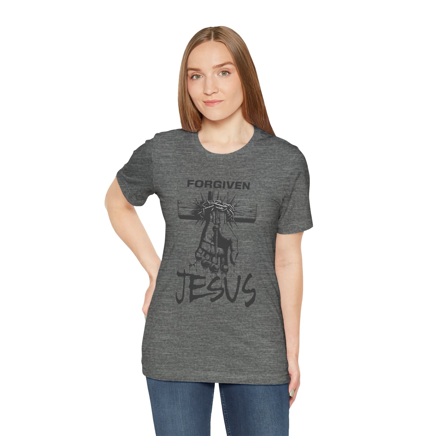 Forgiven By Jesus Short Sleeve Tee - Unisex T-Shirt