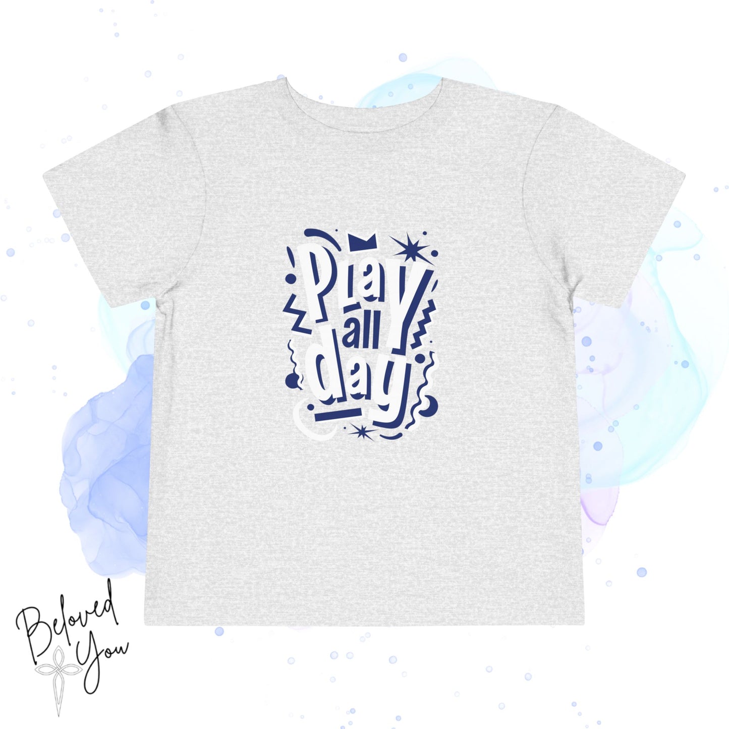 Fun Play All Day - Blue Toddler Short Sleeve Tee