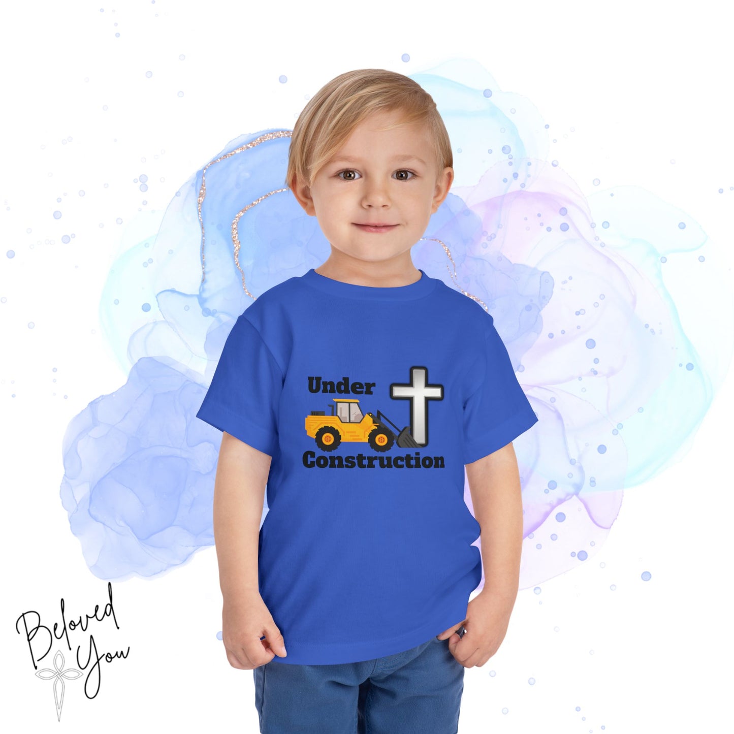 'Under Construction' - Toddler Short Sleeve Tee - Design for Little Builders