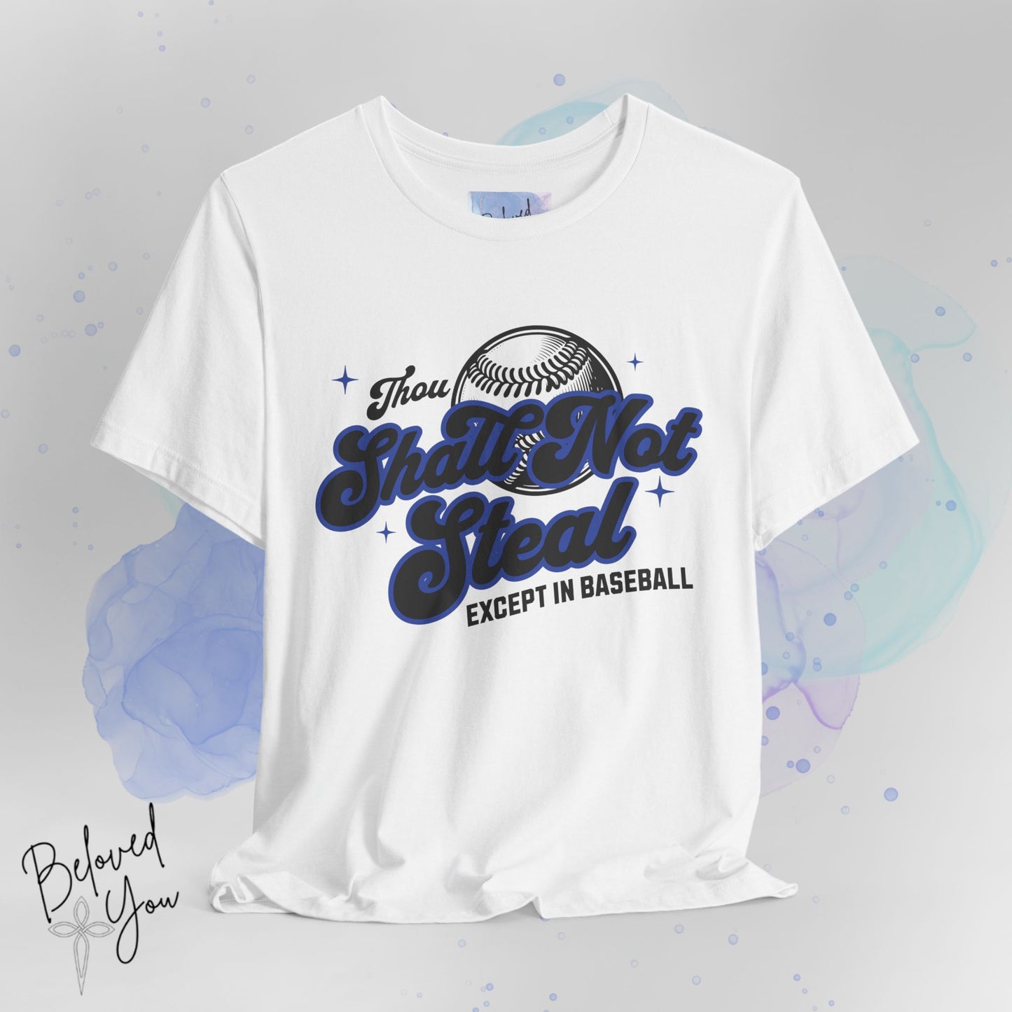 "Thou Shall Not Steal Except in Baseball" Unisex Jersey Shirt