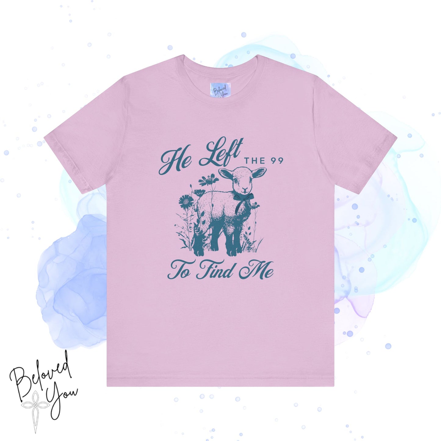 He Left the 99 For Me Tee - Vintage Faith Graphic Shirt