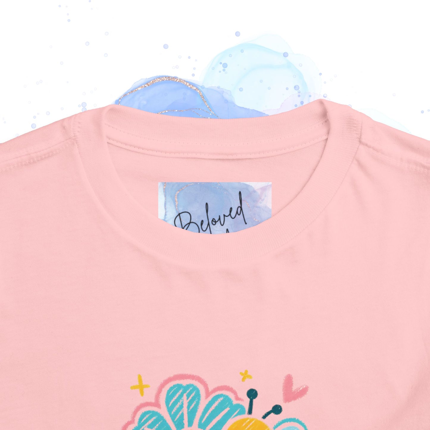 Bee-lieve in Magic Toddler  Tee - Cute Floral Design for Kids