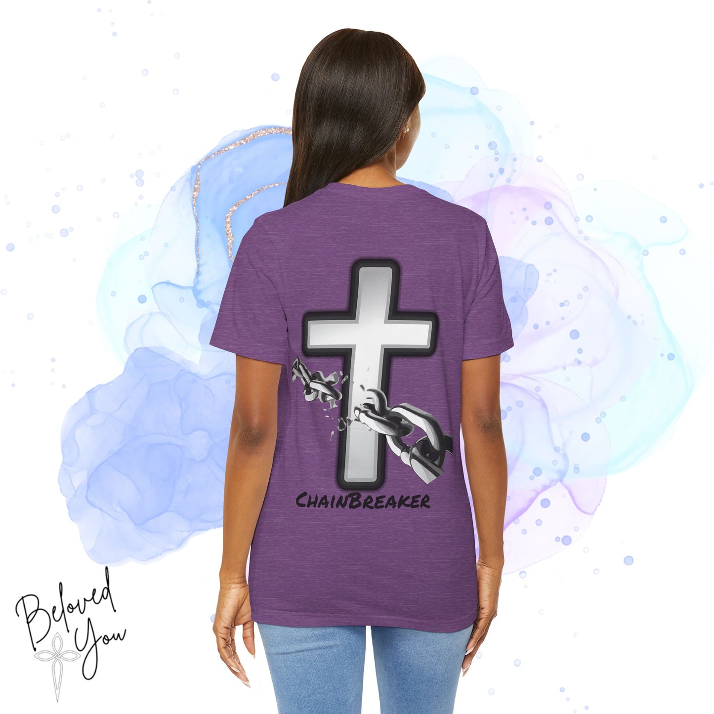 Inspirational Unisex Jersey Tee - 'ChainBreaker' and Isaiah 61 Design