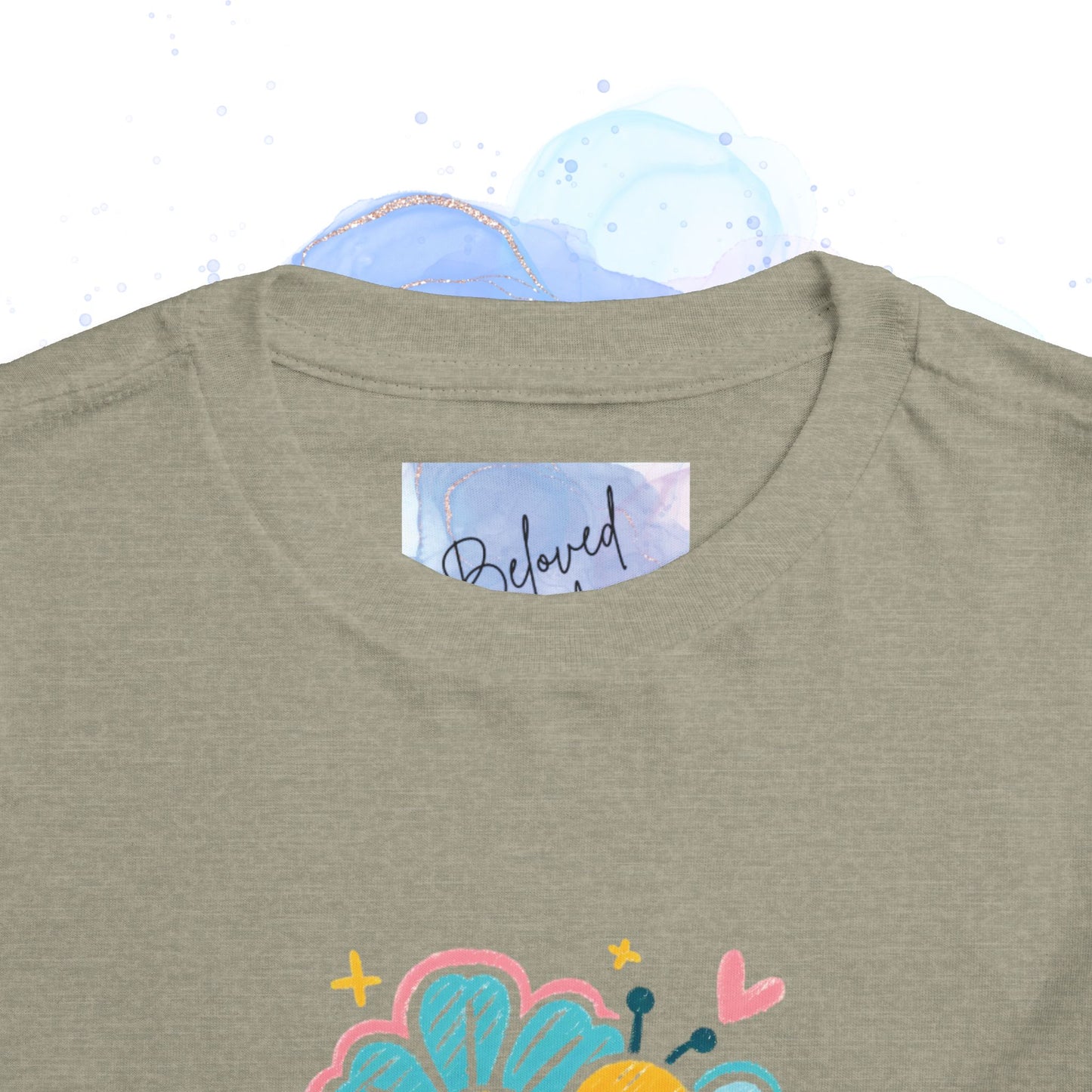 Bee-lieve in Magic Toddler  Tee - Cute Floral Design for Kids