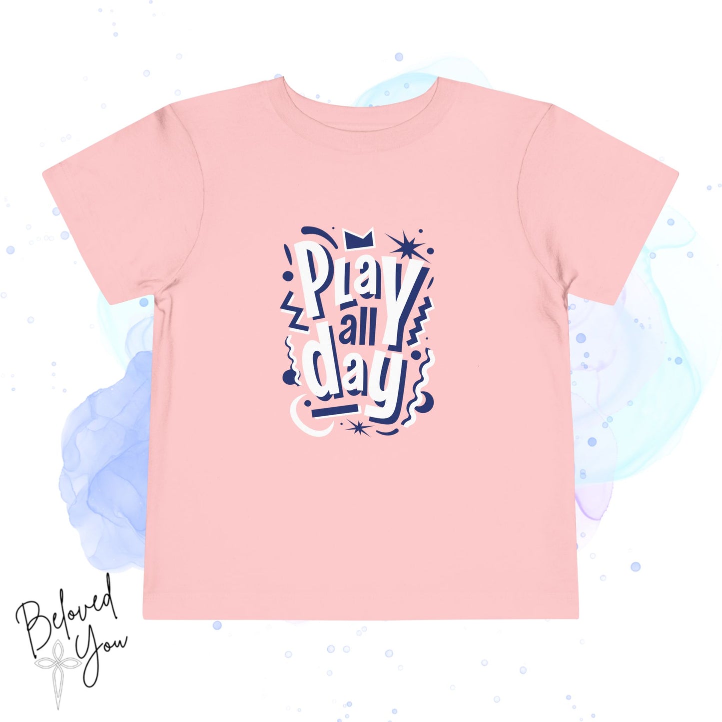 Fun Play All Day - Blue Toddler Short Sleeve Tee