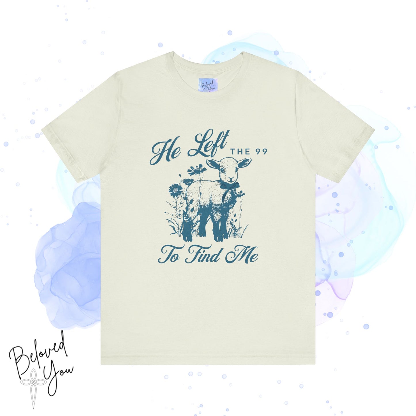 He Left the 99 For Me Tee - Vintage Faith Graphic Shirt