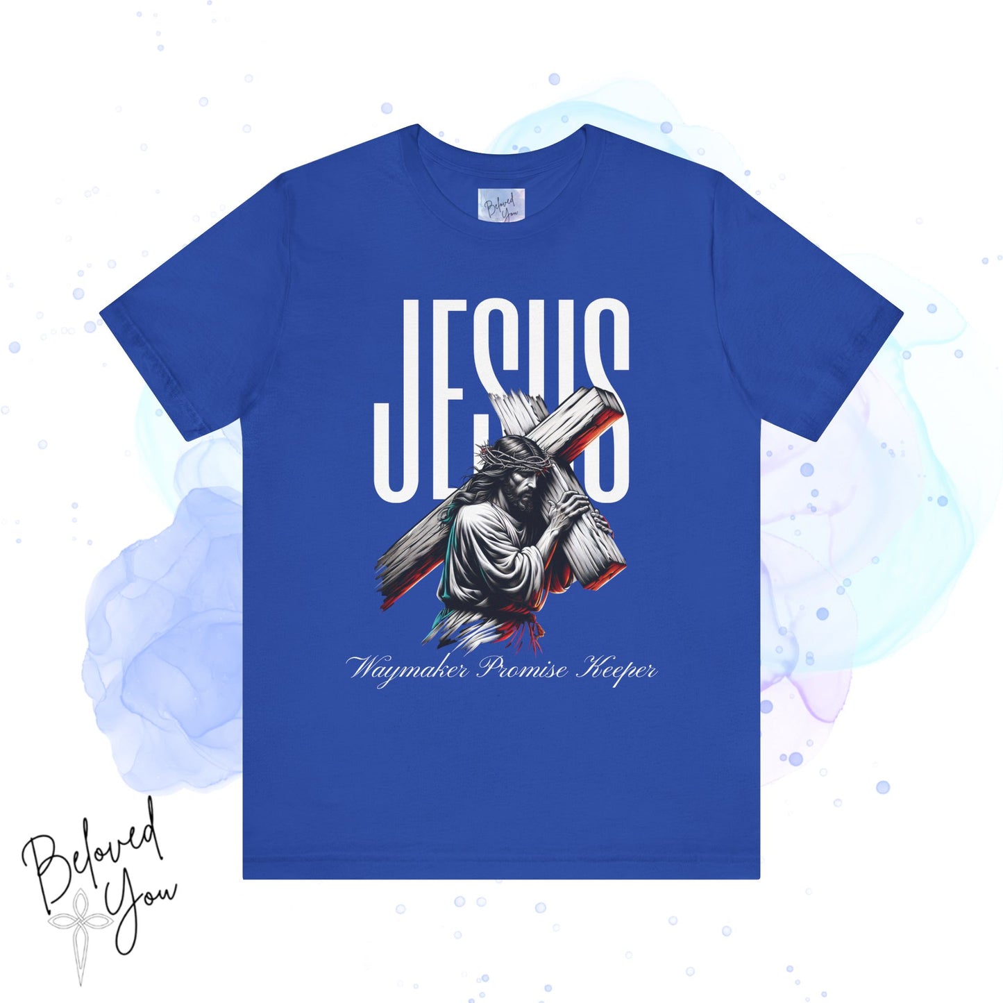 'Jesus Waymaker Promise Keeper' - Unisex Jersey Tee