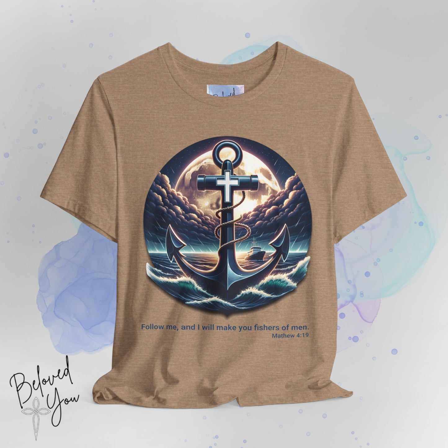 Follow Me, Fisher of Men - Unisex Jersey Short Sleeve Tee