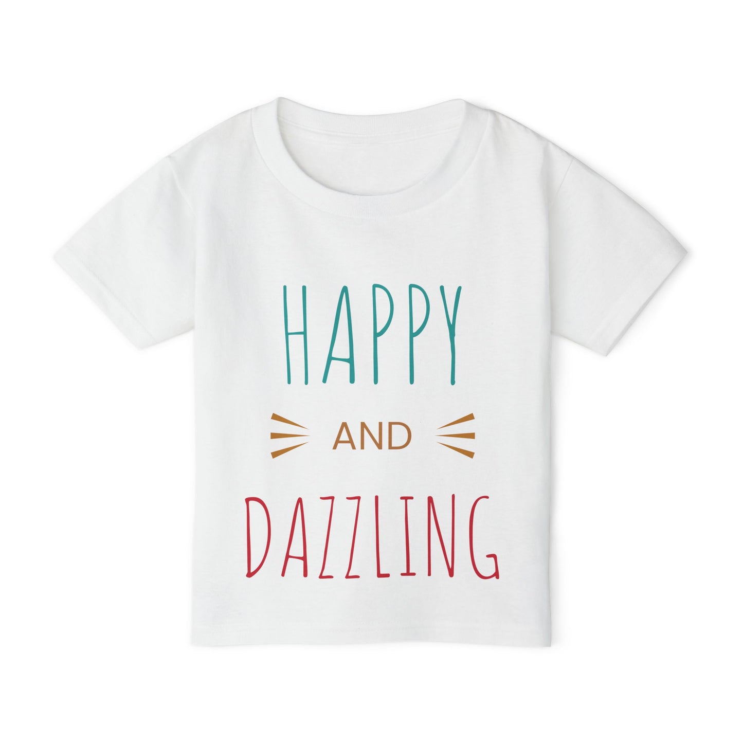 Happy and Dazzling Toddler T-Shirt | Fun Kids Apparel