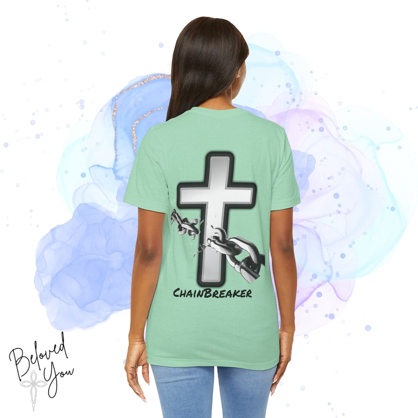 Inspirational Unisex Jersey Tee - 'ChainBreaker' and Isaiah 61 Design