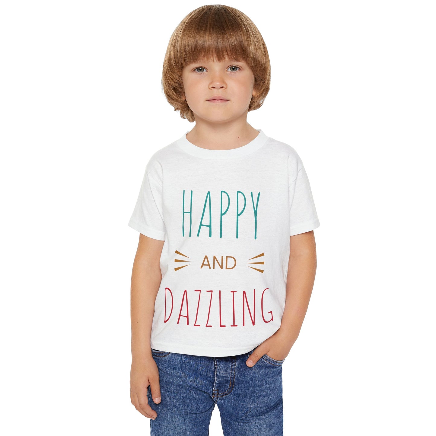 Happy and Dazzling Toddler T-Shirt | Fun Kids Apparel