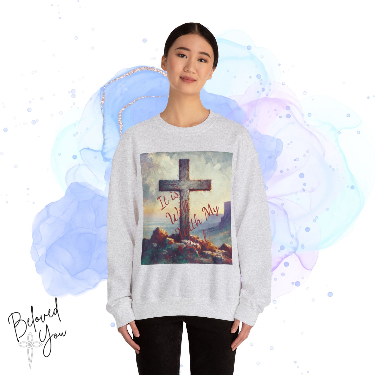 "It is Well With My Soul" - Unisex Crewneck Sweatshirt