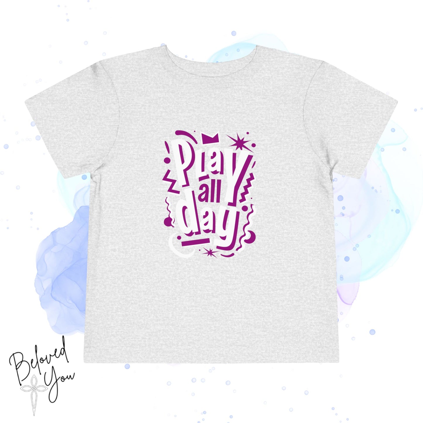 Fun Play All Day - Purple Toddler Short Sleeve Tee