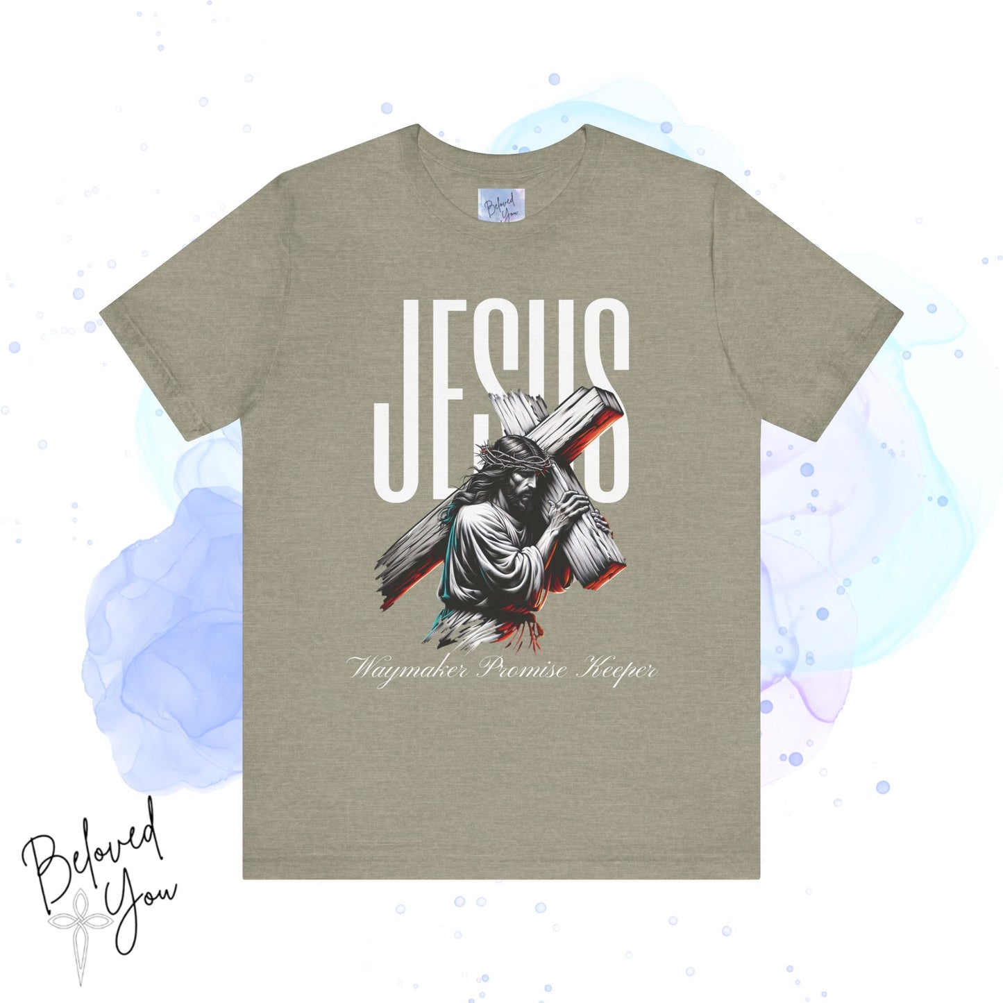 'Jesus Waymaker Promise Keeper' - Unisex Jersey Tee