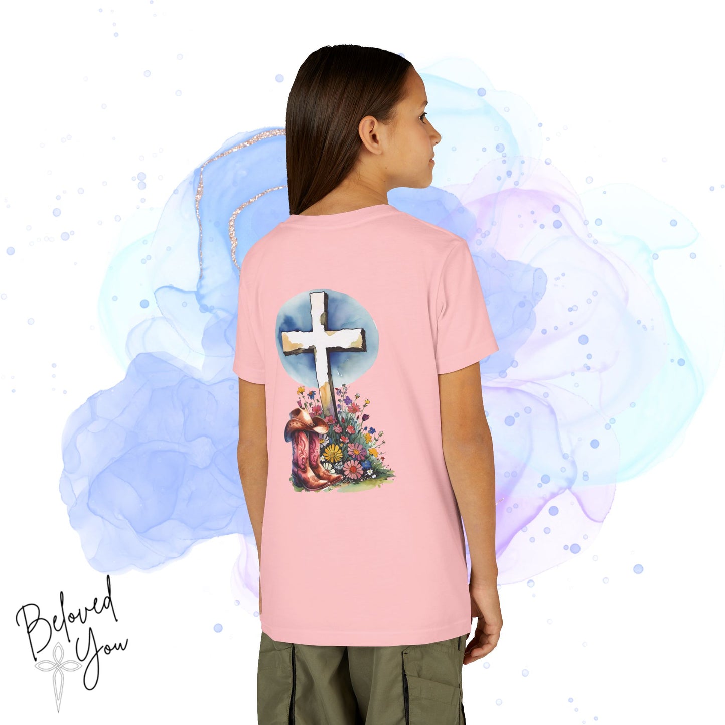 'Real Cowgirls Love Jesus' - Youth Short Sleeve Tee