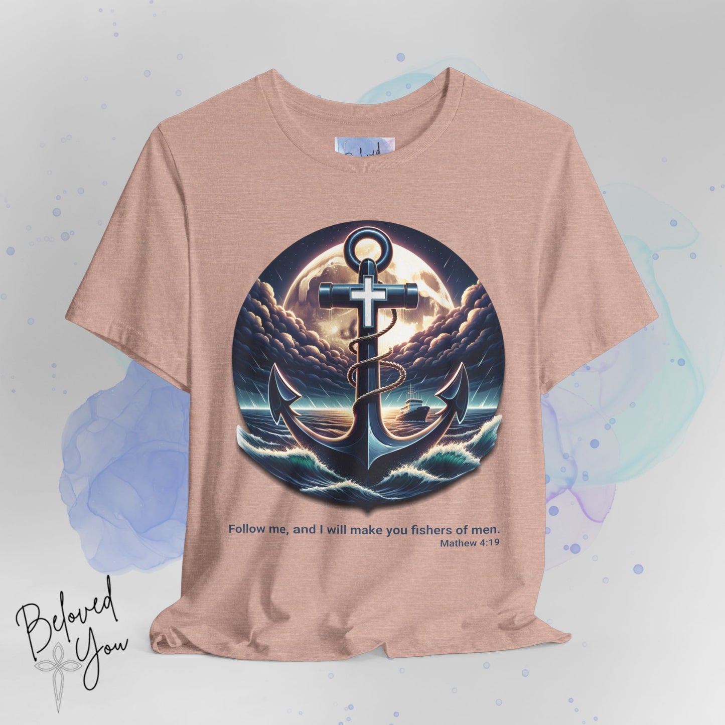 Follow Me, Fisher of Men - Unisex Jersey Short Sleeve Tee