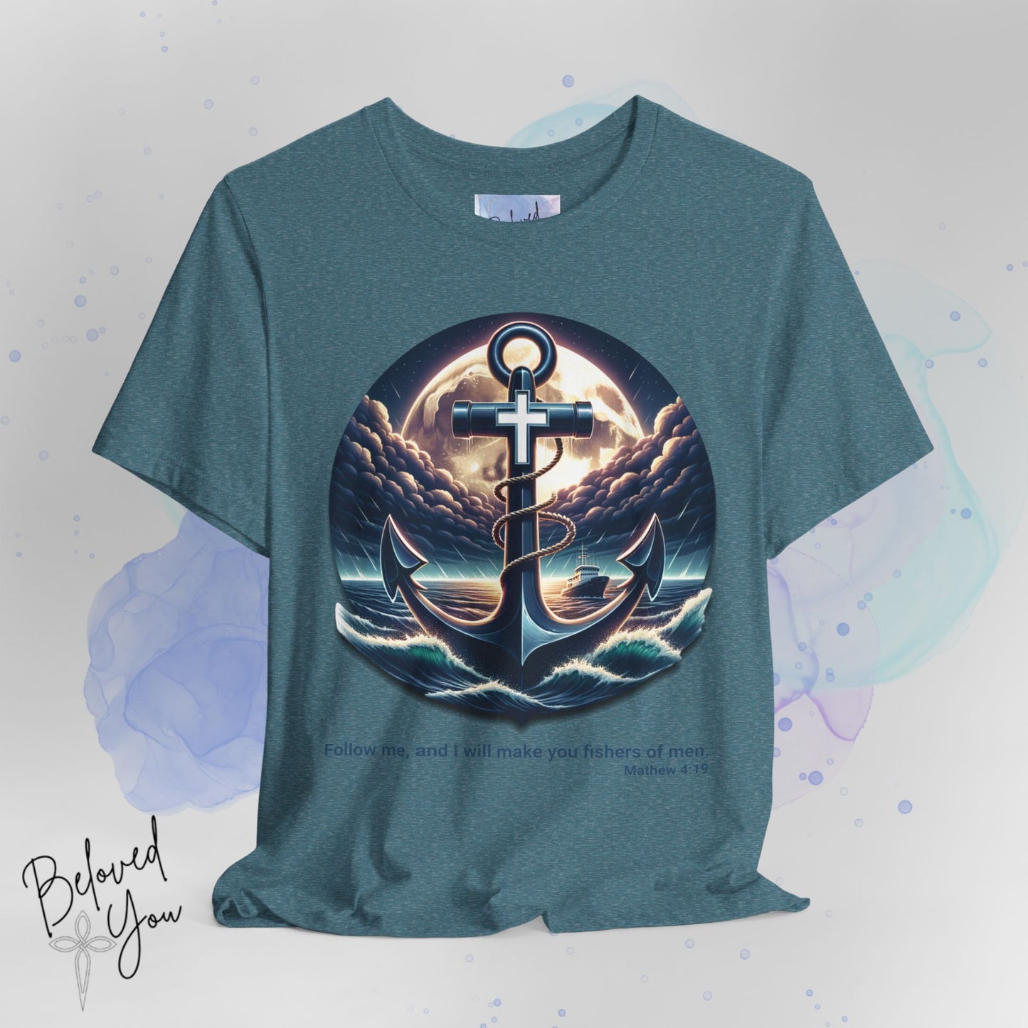 Follow Me, Fisher of Men - Unisex Jersey Short Sleeve Tee