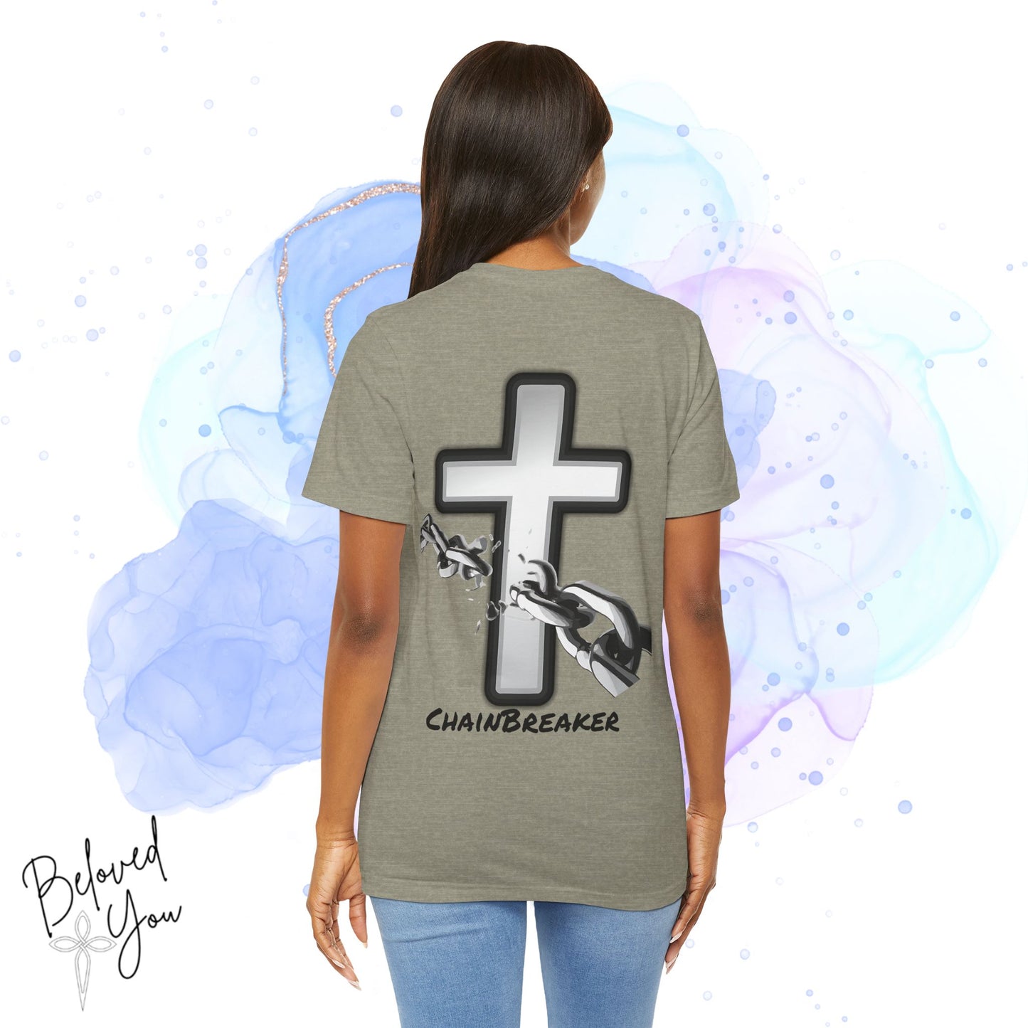 Inspirational Unisex Jersey Tee - 'ChainBreaker' and Isaiah 61 Design