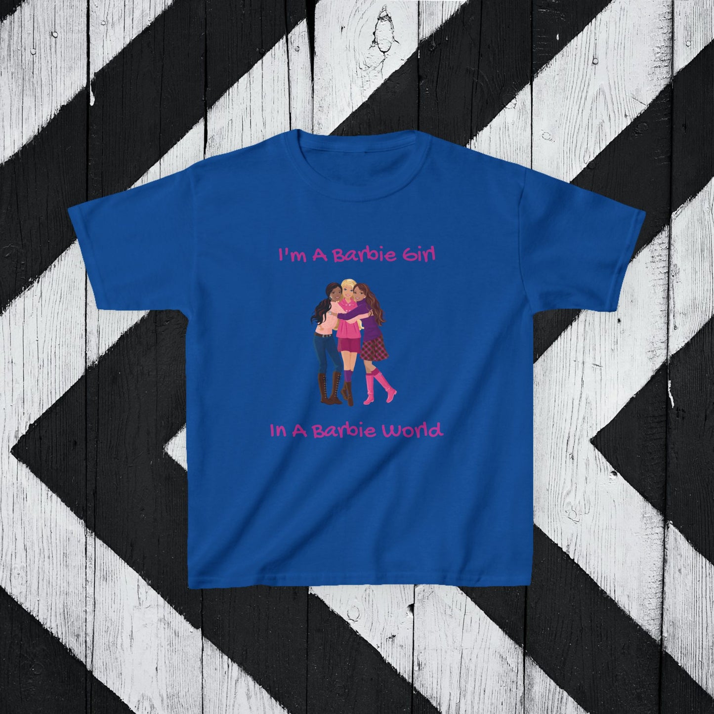 I'm A Barbie Girl Kids Heavy Cotton Tee – Fun & Playful T-Shirt for Young Fans