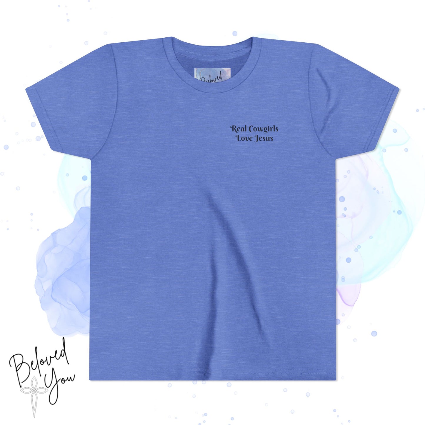 'Real Cowgirls Love Jesus' - Youth Short Sleeve Tee