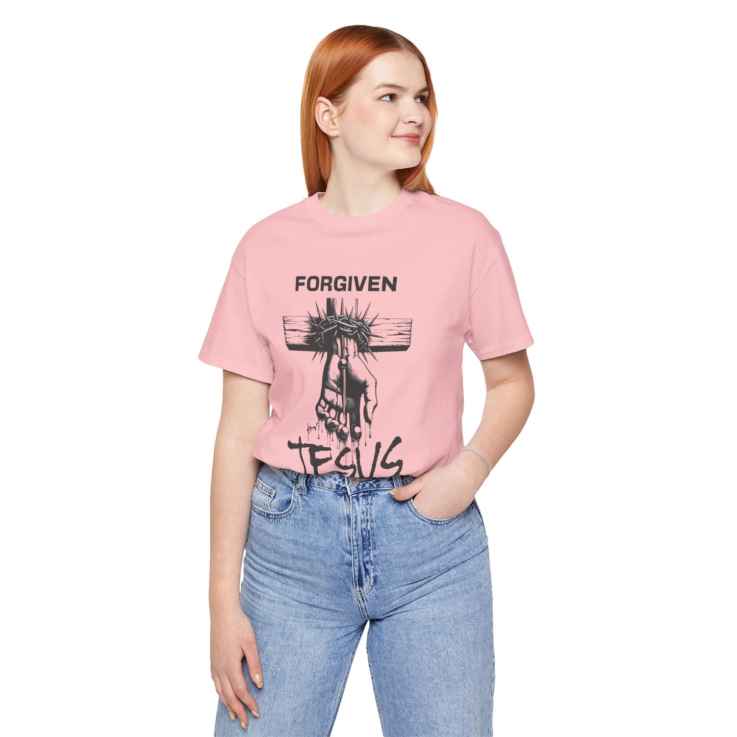 Forgiven By Jesus Short Sleeve Tee - Unisex T-Shirt