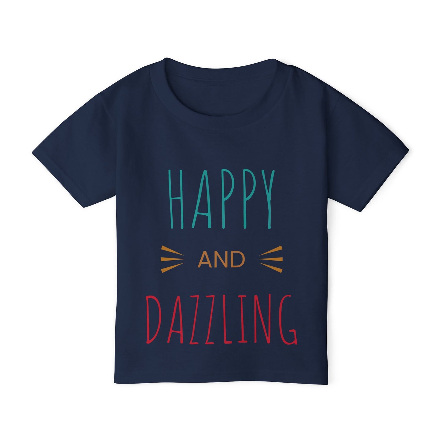 Happy and Dazzling Toddler T-Shirt | Fun Kids Apparel