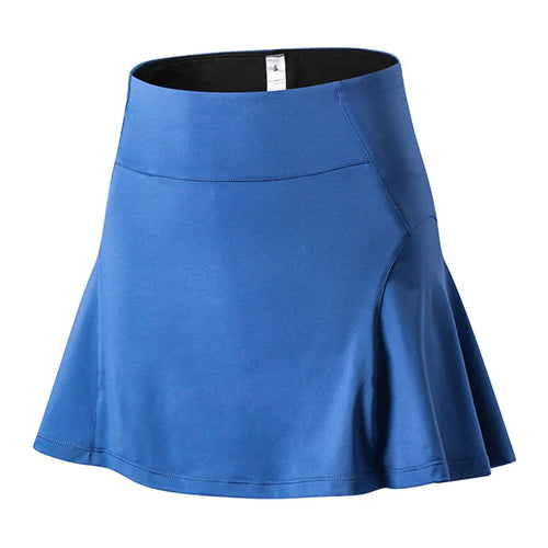 Women Solid Color Skort Exercise Yoga Skirt Quick Dry