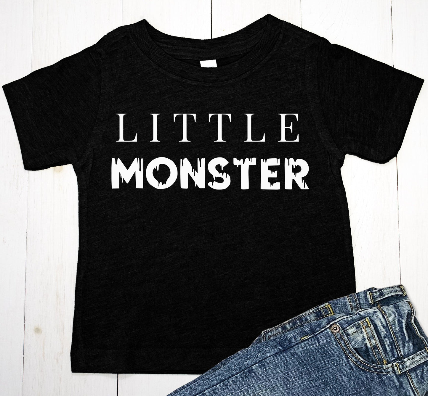 Little Monster Boy or Toddler T-Shirt