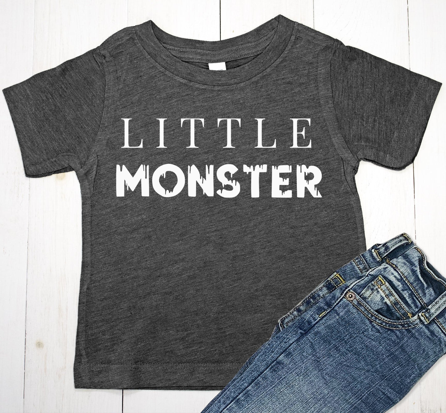 Little Monster Boy or Toddler T-Shirt