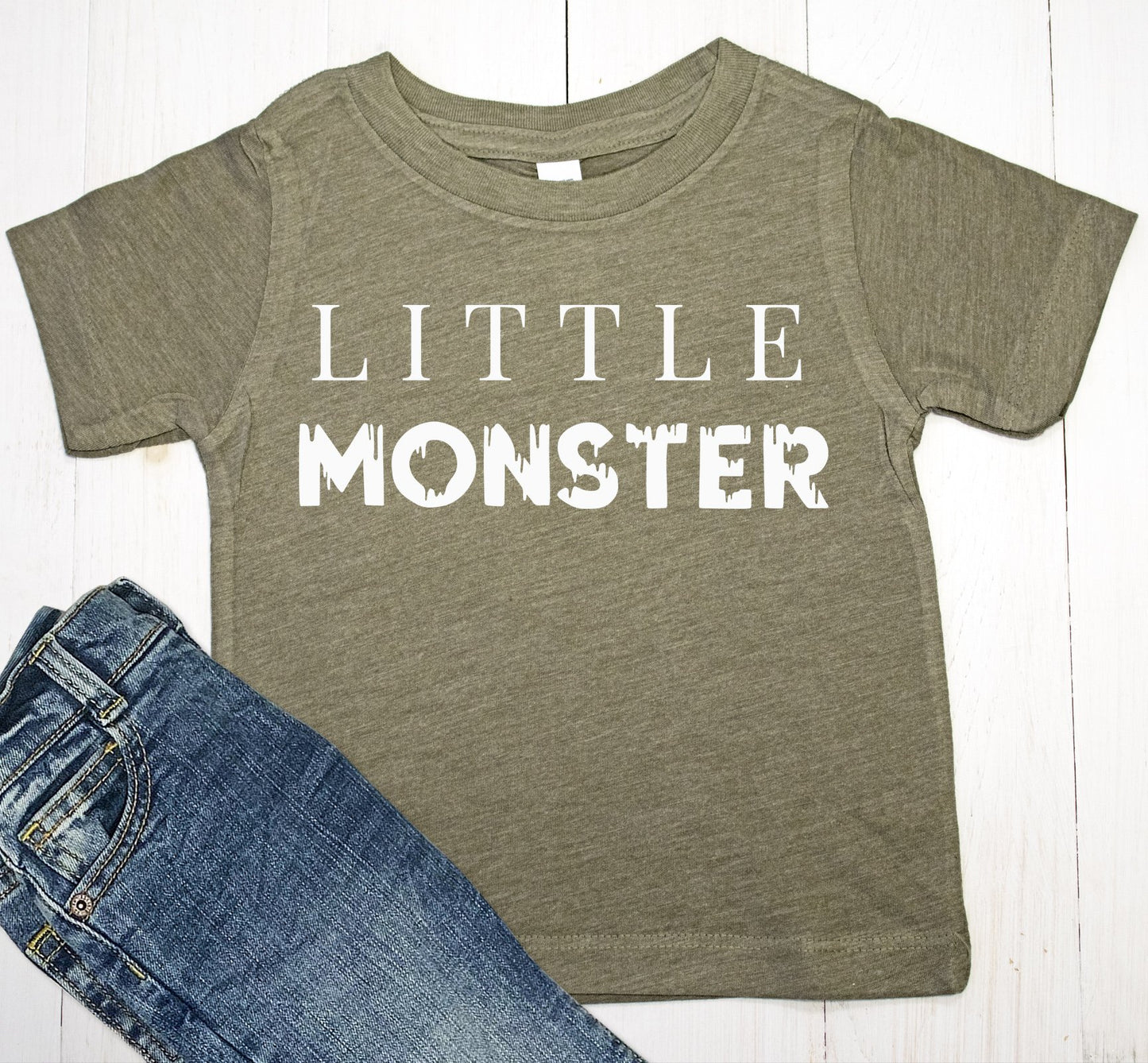 Little Monster Boy or Toddler T-Shirt