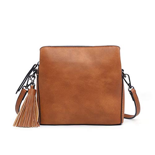 Small Crossbody Bag Triple Multi-pocket TAN