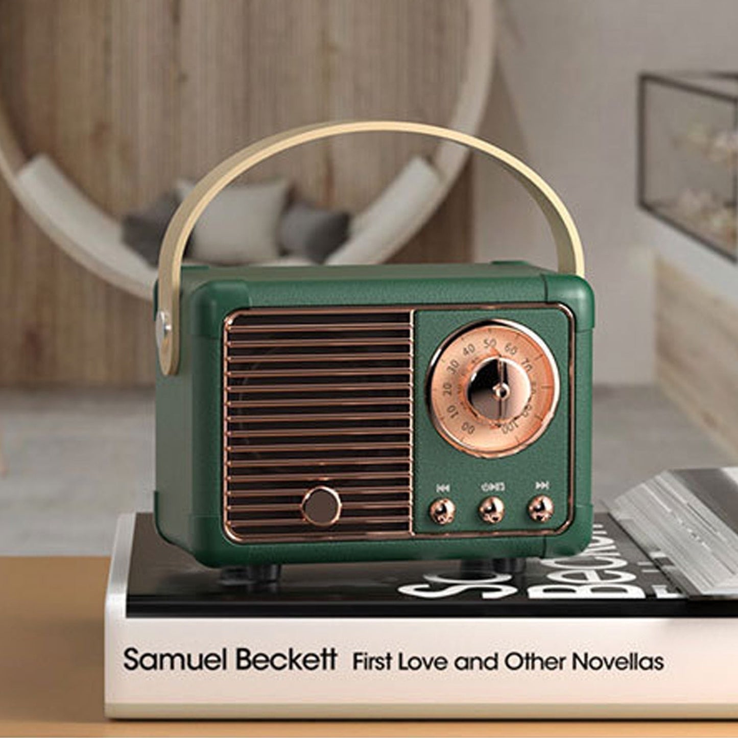 Bluetooth Compact Retro Speaker with Radio