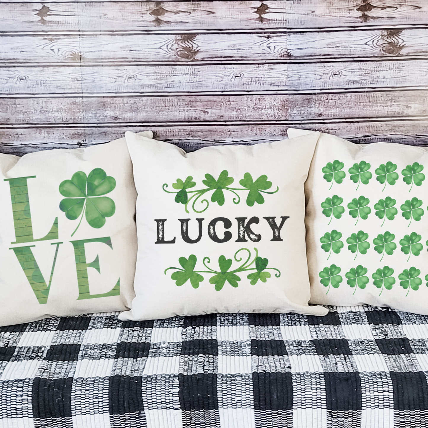 Clover Pillow Cover