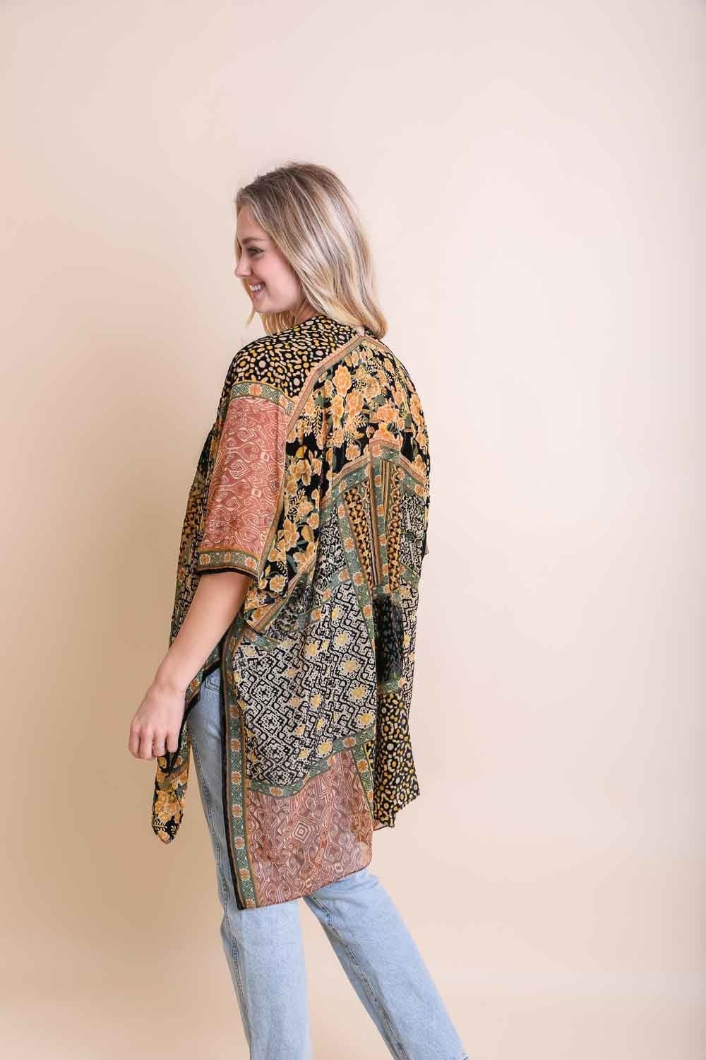 Bohemian Burnout Kimono