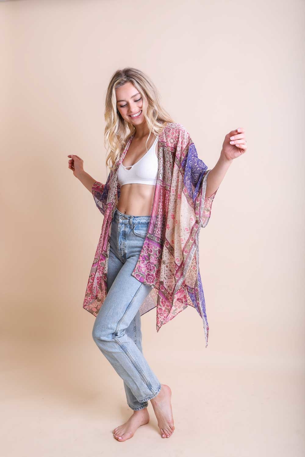 Bohemian Burnout Kimono