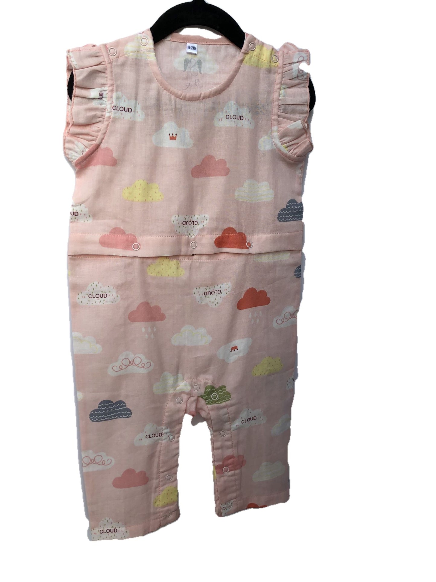 Blue or Pink Infant Jumpsuit