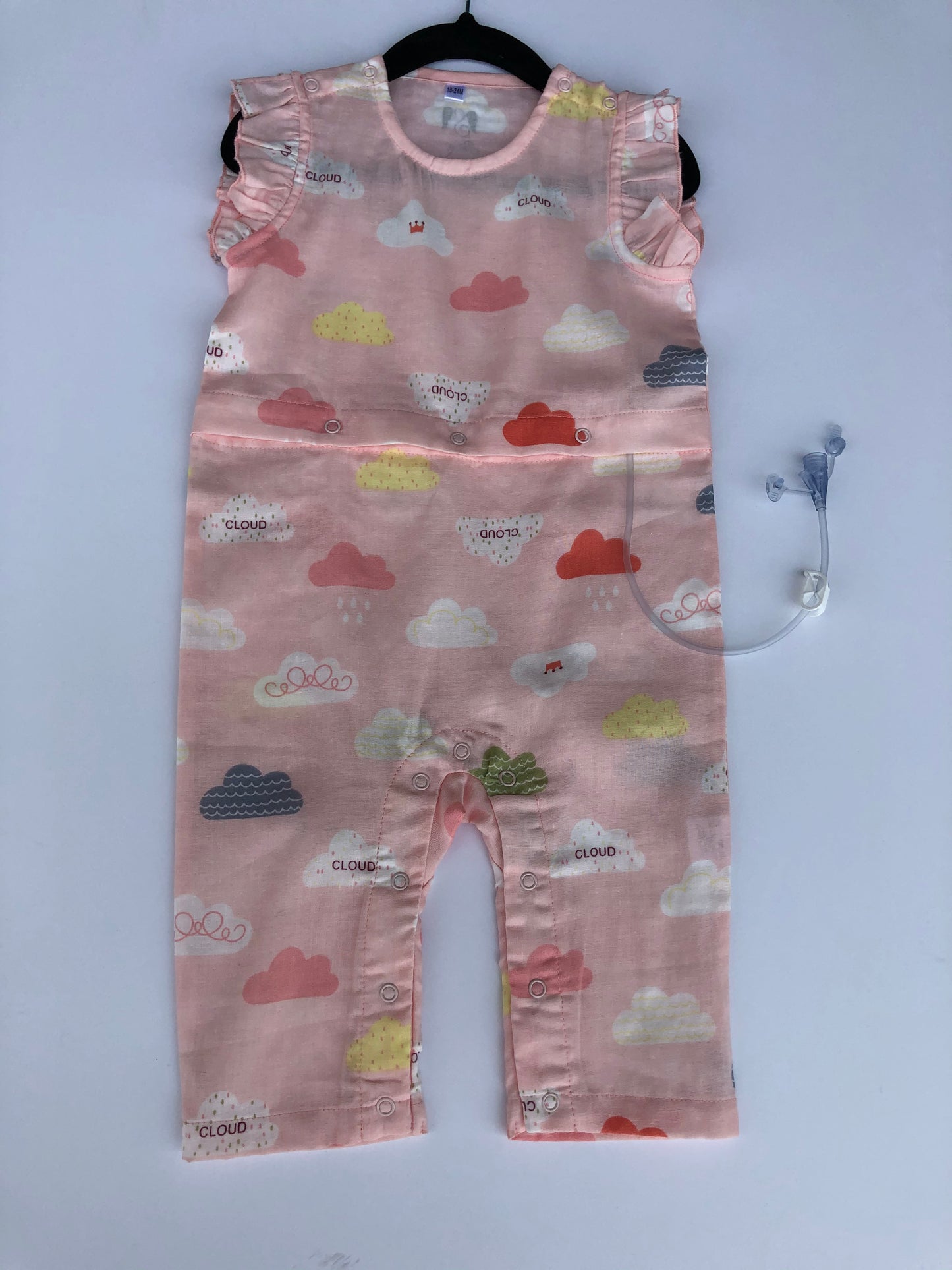 Blue or Pink Infant Jumpsuit