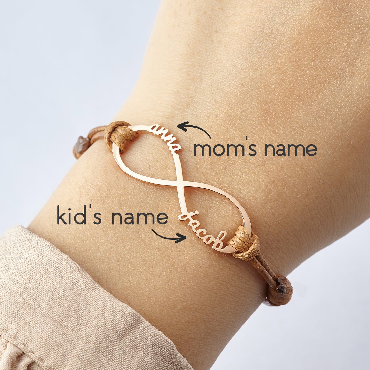 Infinity Bracelet With Names