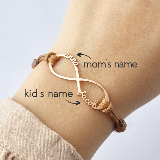 Infinity Bracelet With Names