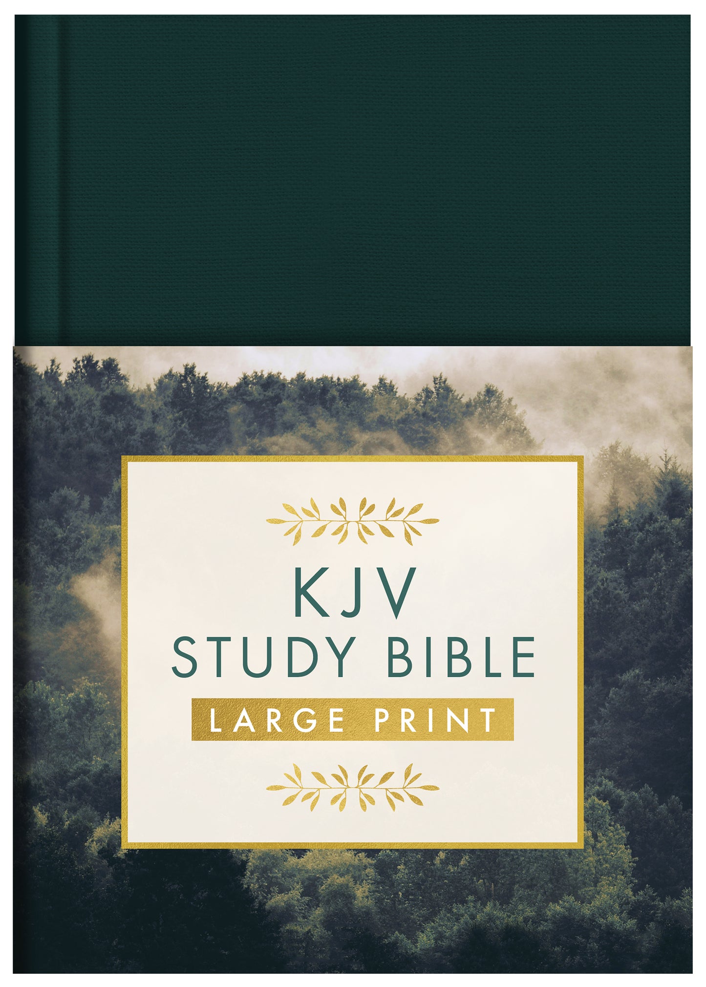 KJV Study Bible - Large Print [Gold Evergreen]