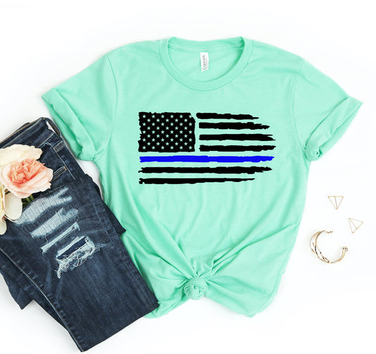 America Thin Blue Line T-shirt