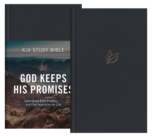 The God Keeps His Promises KJV Study Bible [Slate Leaf]