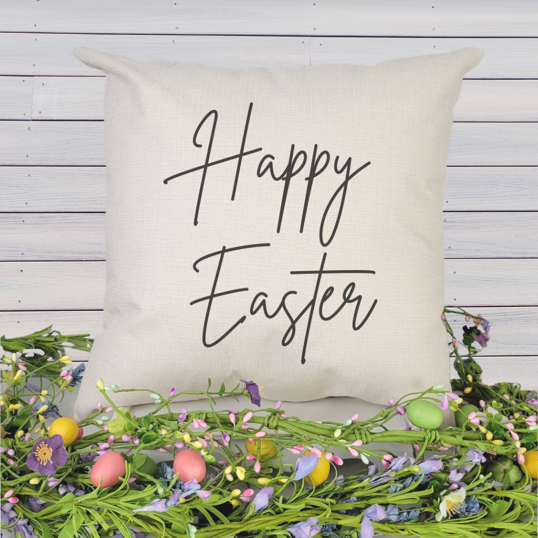 Happy Easter Pillow Cover